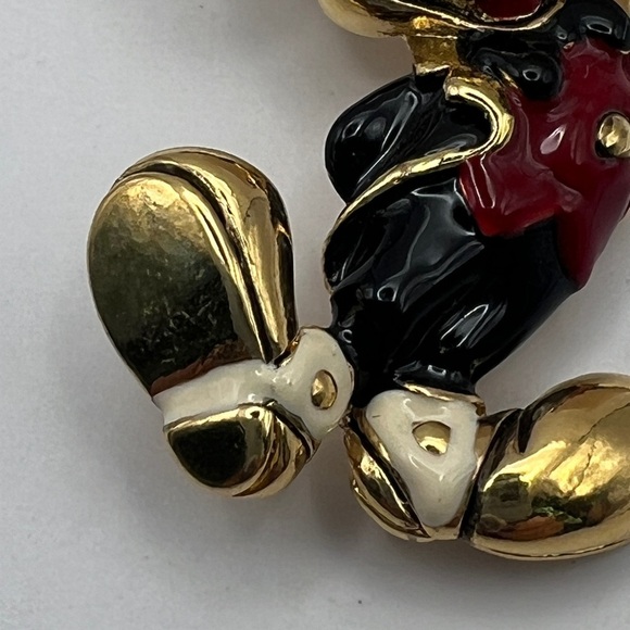 Vintage Disney Napier Mickey Mouse Top Hat Brooch - Picture 4 of 10